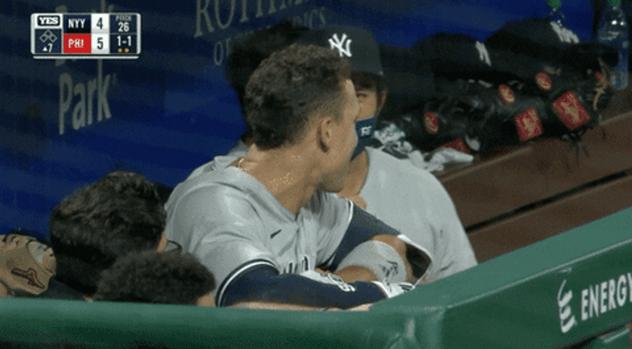 Aaron Judge Yankees Laughing GIF