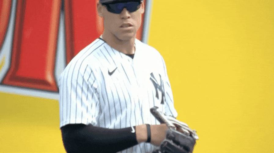 Aaron Judge Yankees Peace GIF