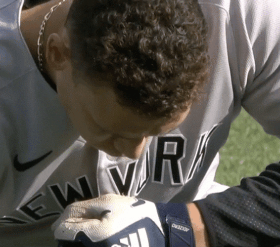 Aaron Judge Yankees Praying GIF
