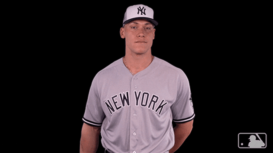 Aaron Judge Yankees Thumbs Down GIF
