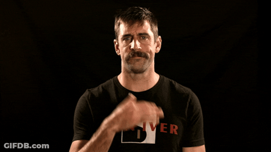 Aaron Rodgers Cut GIF