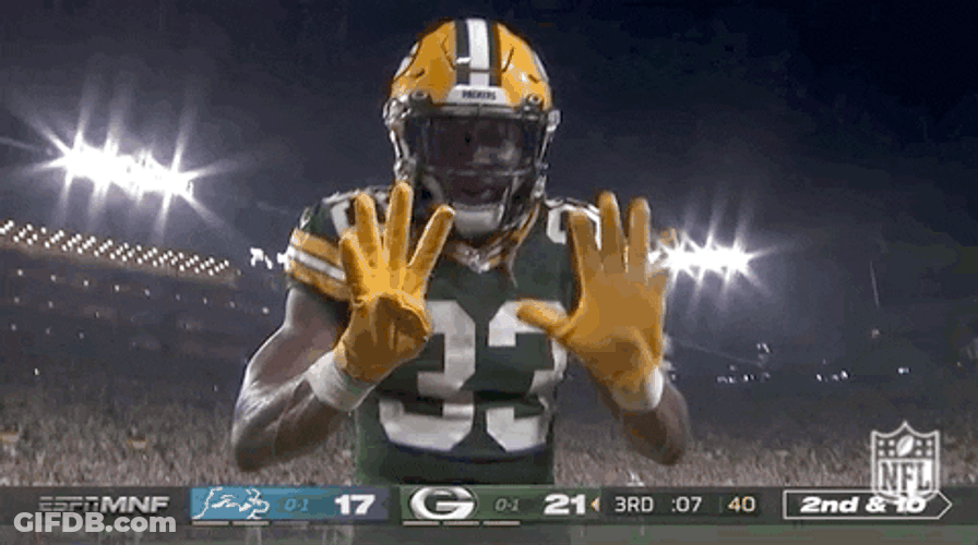 Aaron Rodgers Relax 4 Touchdown GIF