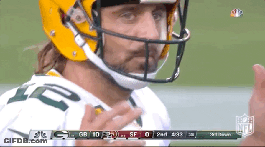 Aaron Rodgers Relax Catching Pen GIF
