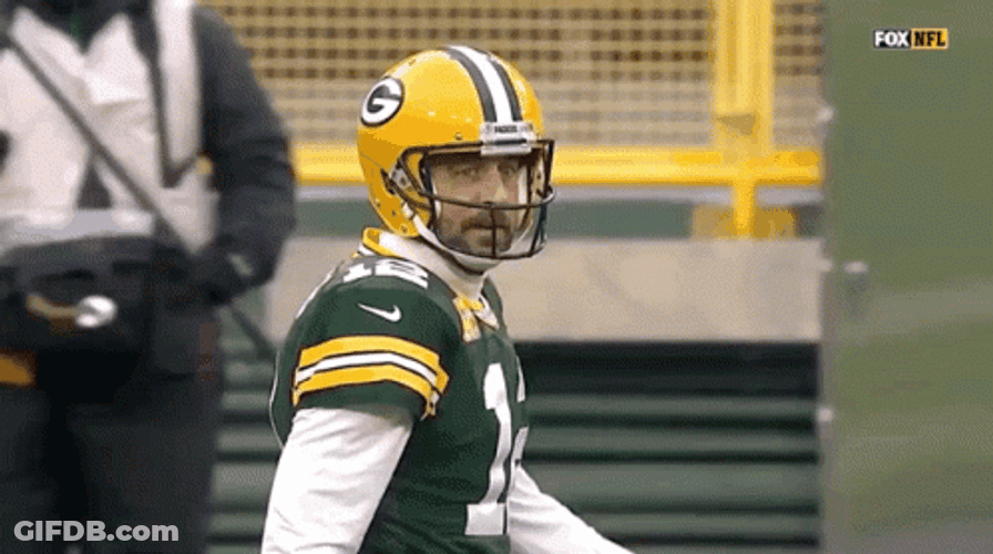 Aaron Rodgers Relax Scantling Hug GIF