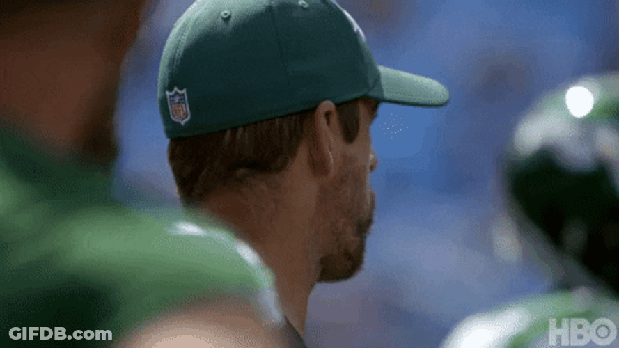 Aaron Rogers Jets Bubble Gum GIF