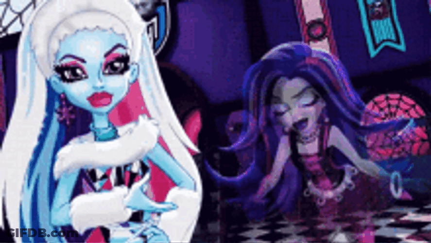 Abbey Bominable Monster High Flying Kiss GIF