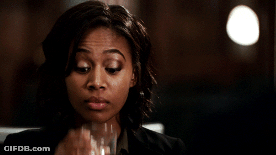 Abbie Mills Drinking While Gulp GIF
