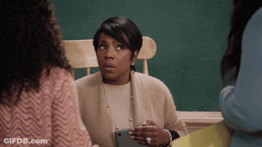 Abbott Elementary Barbara Howard Getting Caught GIF