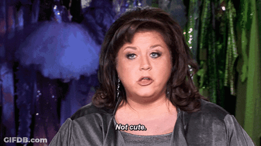Abby Lee Miller Not Cute GIF