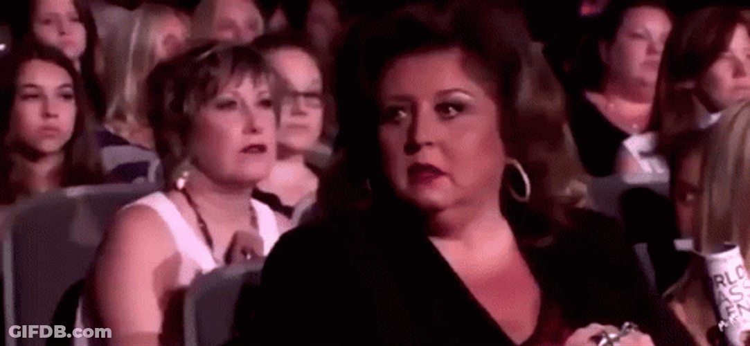 Abby Lee Miller Red Eye Filter GIF