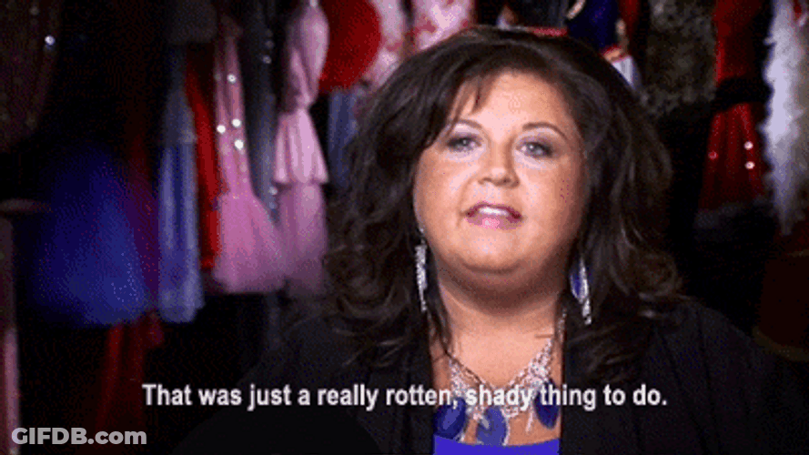Abby Lee Miller Shady Thing To Do GIF