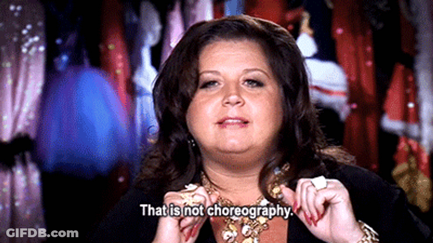 Abby Lee Miller Wrong Choreography GIF