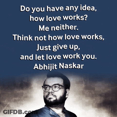 Abhijit Naskar Quote On Poster GIF