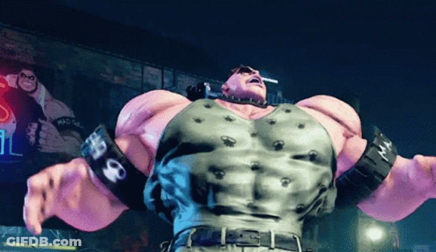 Abigail Street Fighter Cracking Knuckles GIF