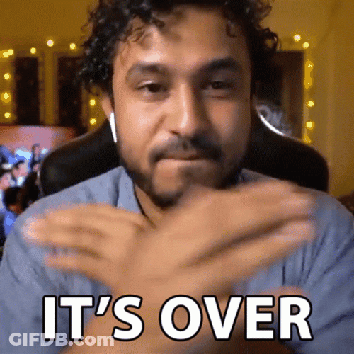 Abish Mathew Its Over GIF