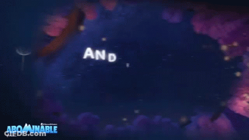 Abominable Poster Girl Surrounded By Purple Flowers GIF