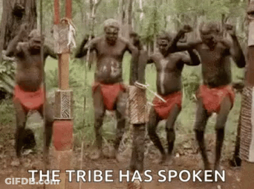 Aboriginal Men Dancing In The Woods GIF