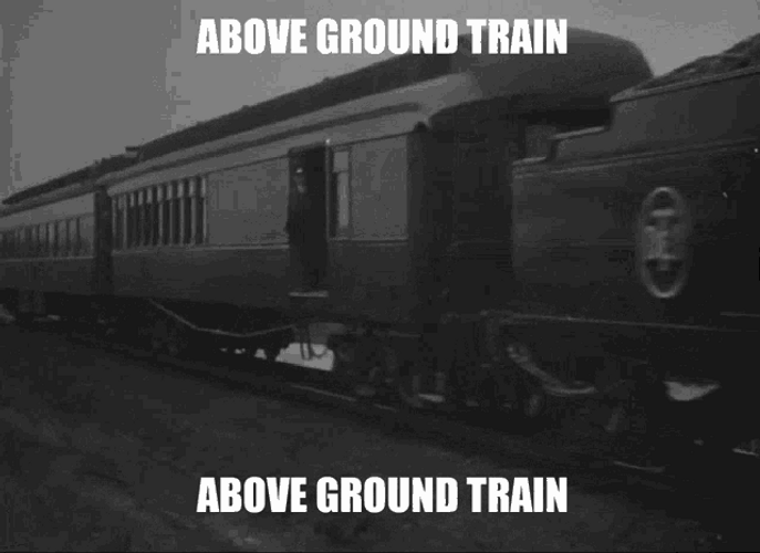 Above Ground Train GIF
