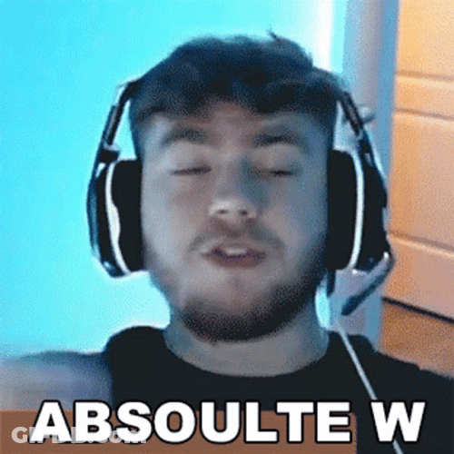 Absolute W  Daig Talking GIF