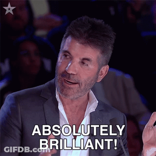 Absolutely Brilliant Simon Cowell GIF