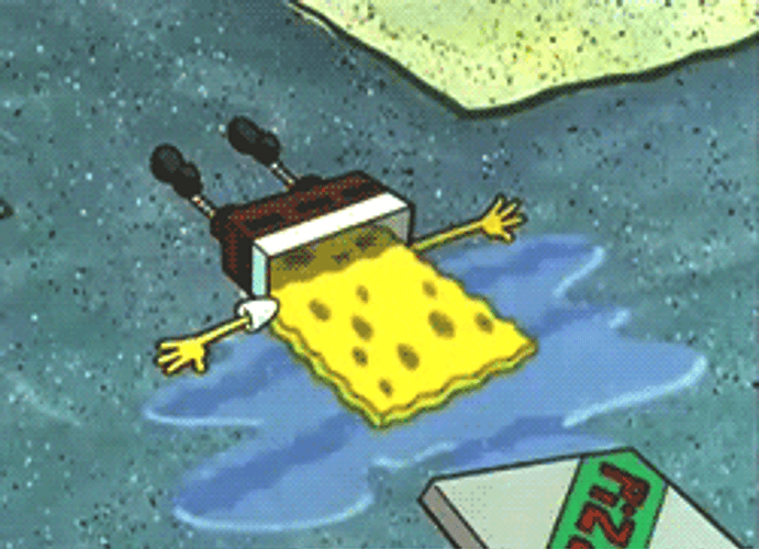 Absorbing Water Spongebob Crying GIF