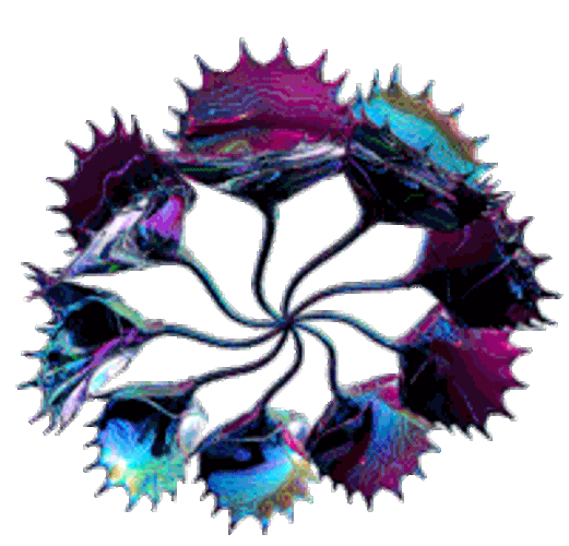 Abstract Art Virtual Sticker GIF