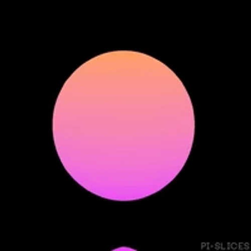 Abstract Blobfish Neon Water Drop GIF