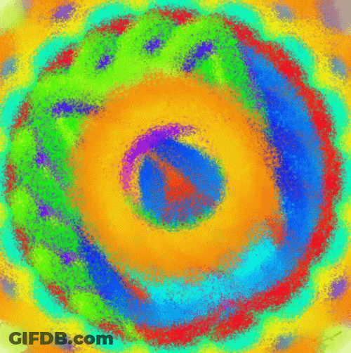 Abstract Colorful Rainbow Gradient GIF