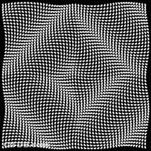 Abstract Dark Linear Optical Illusions GIF