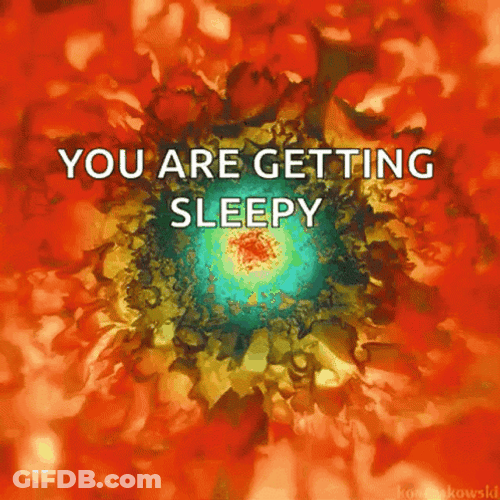 Abstract Hypnosis You Are Getting Sleepy GIF
