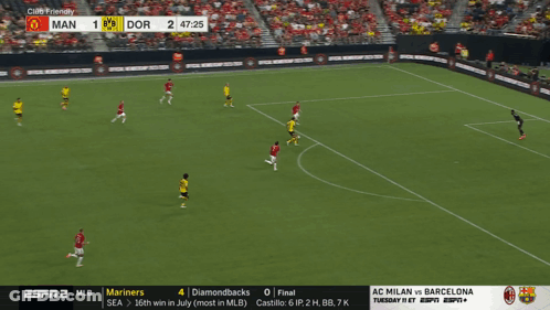 AC Milan Vs Barcelona Soccer Game On ESPN GIF