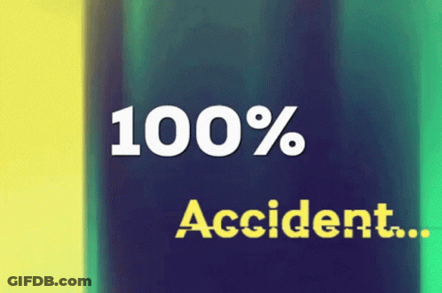 Accident On Blue Background GIF