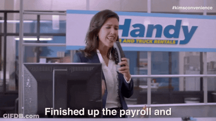 Accountant Finished Up Payroll Crushin' It GIF