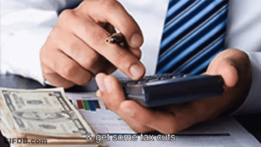 Accountant Tax Cuts Money GIF