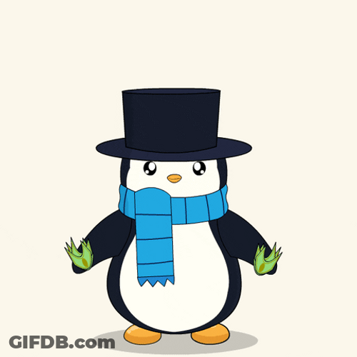 Accountant Tax Refund Penguin Throwing Money GIF