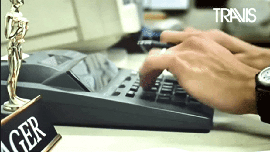 Accounting Fast Typing GIF