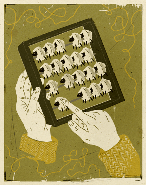 Accounting Sheep Abacus GIF