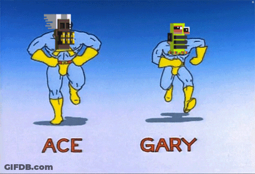 Ace And Gary Running GIF