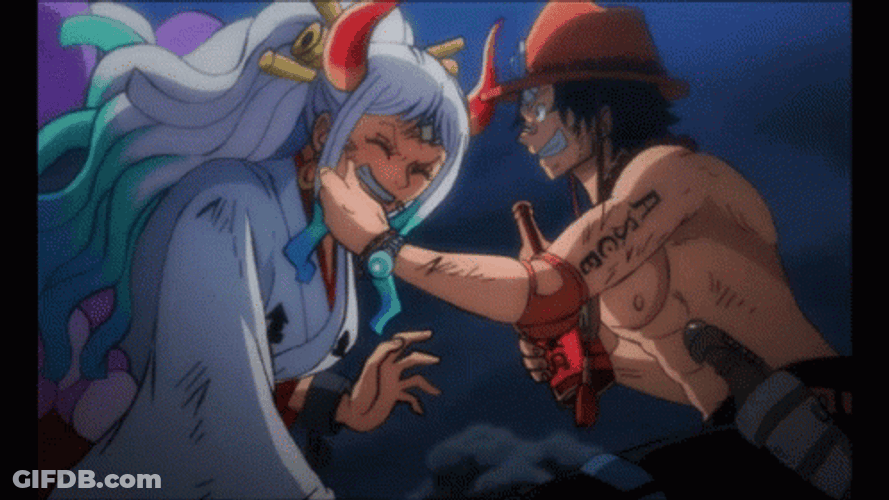 Ace And Yamato Laughing GIF