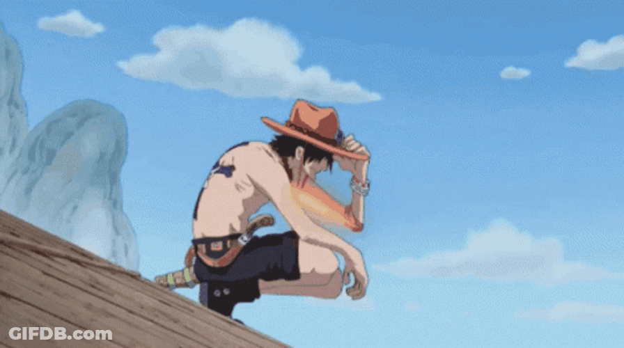Ace Angry Fire Back One Piece GIF