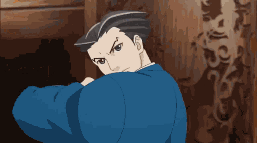 Ace Attorney Phoenix Wright Powerful Point GIF