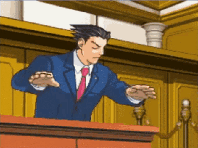 Ace Attorney Phoenix Wright Tell The Truth GIF