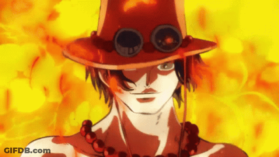 Ace In Fire Smirk GIF