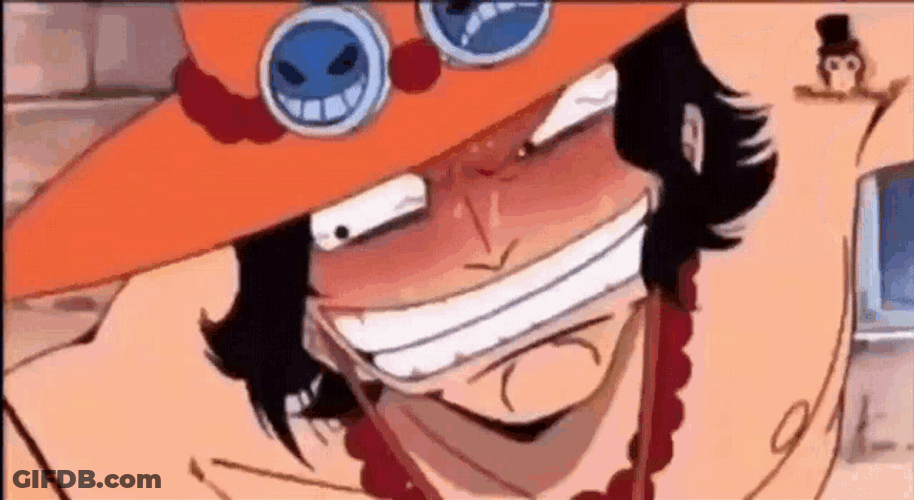 Ace Luffy One Piece Fist Fight GIF