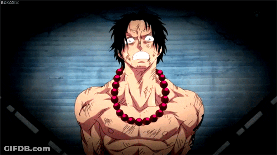 Ace One Piece Dark Sad Crying GIF