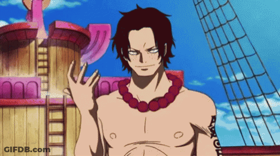 Ace One Piece Fire Fist Pirate GIF