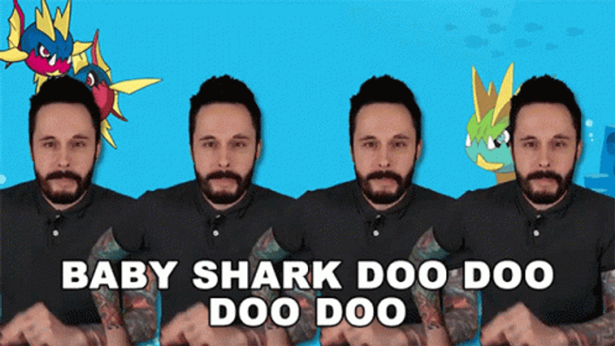 Ace Trainer Wiggle Baby Shark GIF