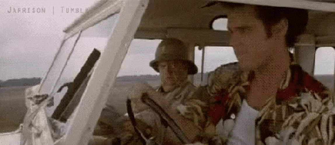 Ace Ventura Body Shake Driving GIF
