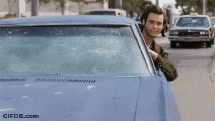 Ace Ventura Car Cool Smart Detective GIF