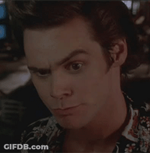 Ace Ventura Funny Duck Face GIF